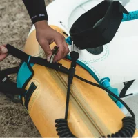 ION Wing/SUP Leash Core Coiled Carabiner Black