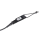 ION Wing/SUP Leash Core Coiled Carabiner Black