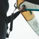 ION Wing/SUP Leash Core Coiled Carabiner Black