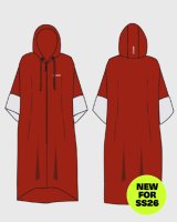 DRYROBE Fullzip Handtuchmantel Baumwolle Orange S