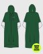 DRYROBE Fullzip Handtuchmantel Baumwolle Grün L