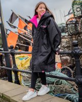 DRYROBE Advance Long Sleeve KIDS Schwarz Pink 5-9
