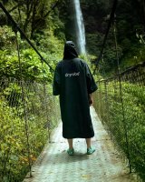 DRYROBE Tech-Lite Short Sleeve Schwarz Grau M