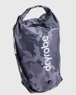 DRYROBE wasserdichter Packsack Drybag Schwarz Camo