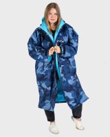 DRYROBE Advance Long Sleeve Blau Camo Blau M
