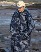 DRYROBE Advance Long Sleeve Blau Camo Blau M