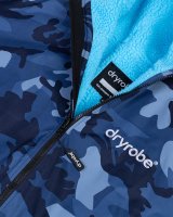 DRYROBE Advance Long Sleeve Blau Camo Blau M