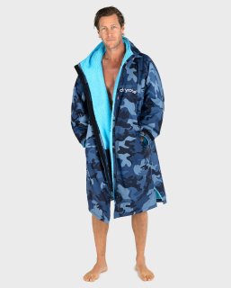 DRYROBE Advance Long Sleeve Blau Camo Blau S