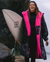 DRYROBE Advance Long Sleeve Schwarz Camo Pink L