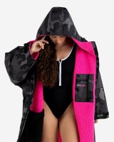 DRYROBE Advance Long Sleeve Schwarz Camo Pink M