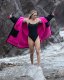 DRYROBE Advance Long Sleeve Schwarz Pink M