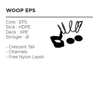 Wave Power Bodyboard Woop 41 Blue Tangerine