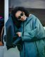 DRYROBE Mikrofaserhandtuch Schwarz 80x130cm